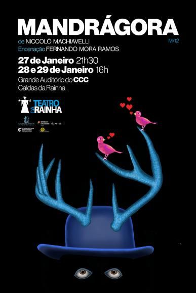 Mandr&aacute;gora estar&aacute; no Grande Audit&oacute;rio do Centro Cultural e de Congressos das Caldas da Rainha de 27 a 31 de Janeiro.