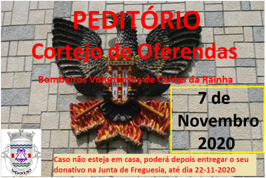 PEDIT&Oacute;RIO DOS BOMBEIROS - Cortejo de Oferendas dia 7 de Novembro