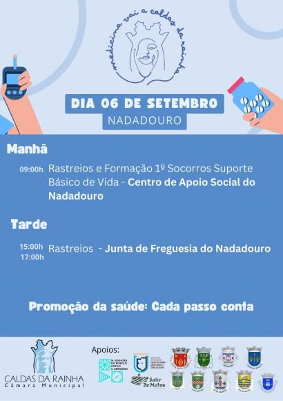 "Promo&ccedil;&atilde;o da Sa&uacute;de: Cada passo conta"