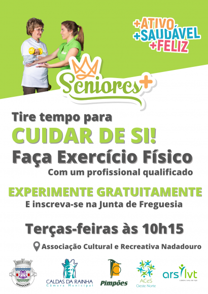 Gin&aacute;stica s&eacute;nior no Nadadouro