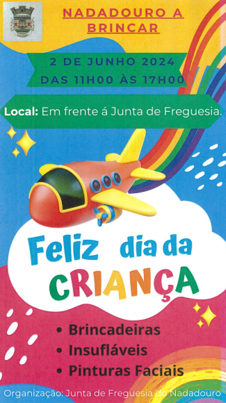 NADADOURO A BRINCAR NO DIA DA CRIAN&Ccedil;A