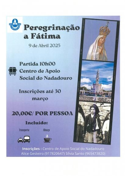 PEREGRINA&Ccedil;&Atilde;O A F&Aacute;TIMA - 9 ABRIL 2025