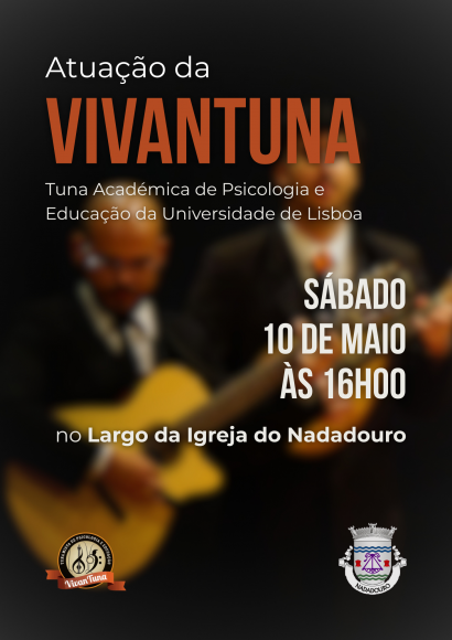 Atua&ccedil;&atilde;o da VIVANTUNA no Largo do Igreja do Nadadouro: 10 de maio - 16h