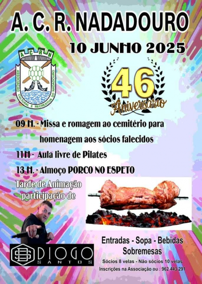 46&ordm; Anivers&aacute;rio Associa&ccedil;&atilde;o Cultural e Recreativa do Nadadouro