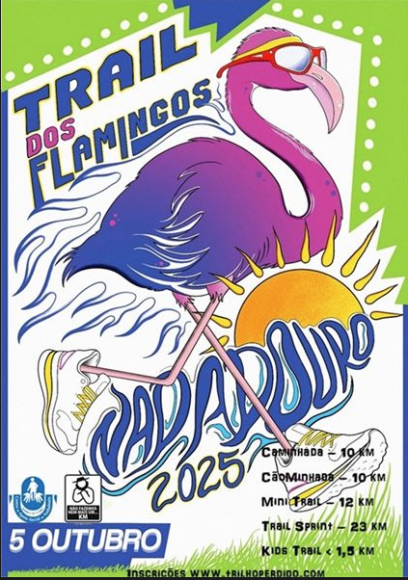 TRAIL DOS FLAMINGOS - Nova Edi&ccedil;&atilde;o - 5 de outubro 2025