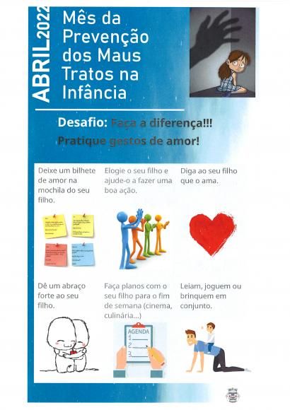M&ecirc;s da Preven&ccedil;&atilde;o dos Maus Tratos na Inf&acirc;ncia