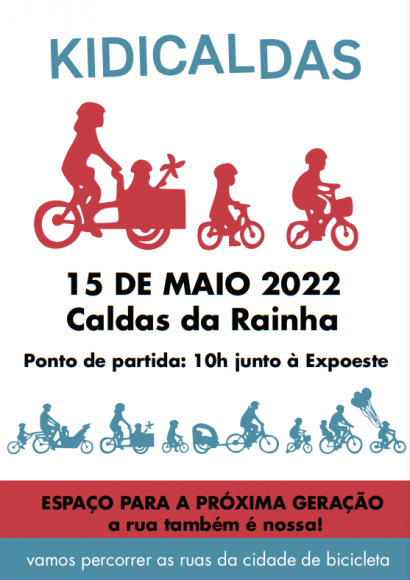 KIDICALDAS - 15 MAIO - PASSEIO DE BICICLETA PARA CRIAN&Ccedil;AS