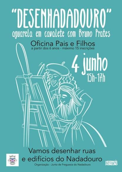 Desenhadadouro# atividade organizada pela Junta de Freguesia do Nadadouro, com a colabora&ccedil;&atilde;o de Bruno Prates