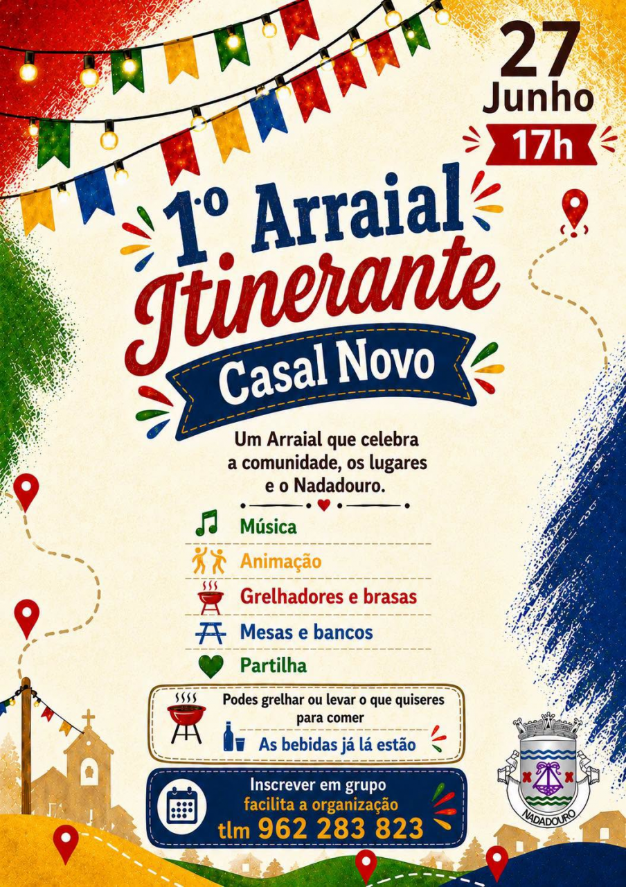 1&ordm; Arraial Itinerante do Nadadouro